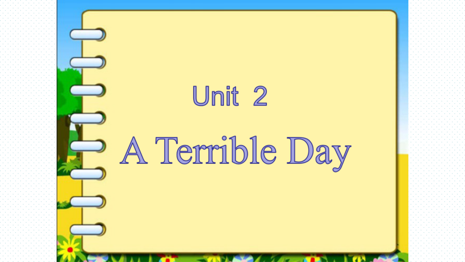 重庆大学版六年级下册Unit 2 A Terrible Day-Lesson 1-ppt课件-(含教案)--(编号：f0002).zip