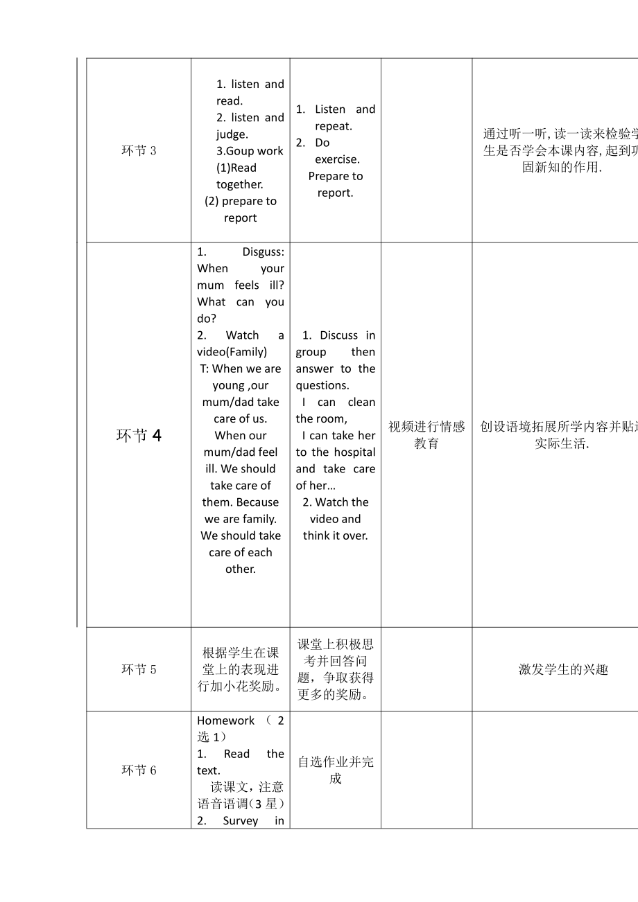 重庆大学版六年级下册Unit 2 A Terrible Day-Lesson 2-教案、教学设计--(配套课件编号：1046c).doc_第3页