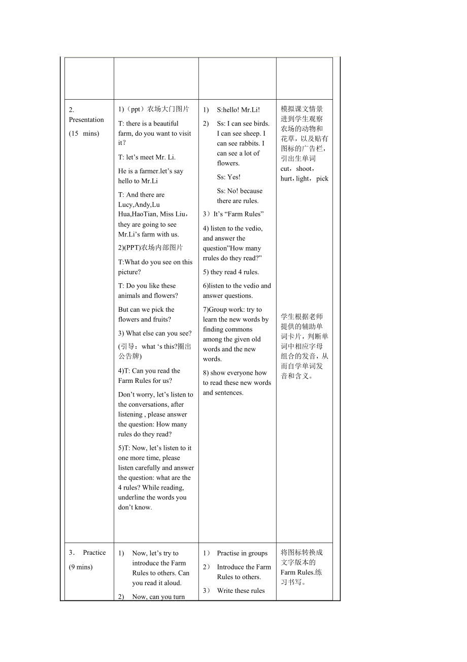 重庆大学版六年级下册Unit 3 Public Rules-Lesson 1-教案、教学设计--(配套课件编号：766a0).doc_第3页