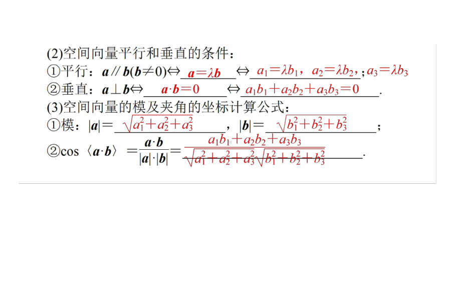 人教版高中数学必修第一册课件1.3.2空间向量运算的坐标表示(共23张PPT).ppt_第3页