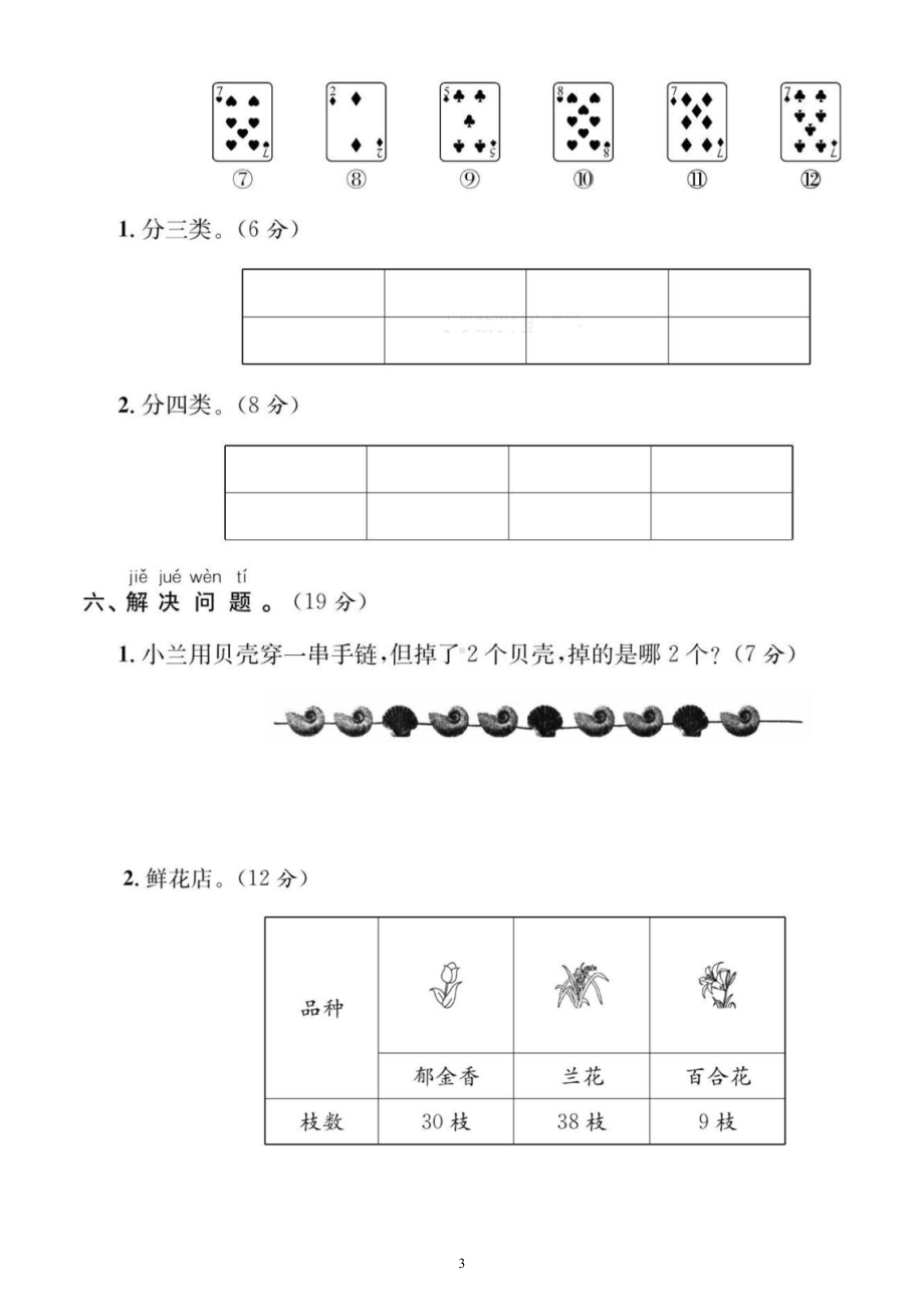 小学数学人教版一年级下册《易错易混考点》汇总练习（附参考答案）.docx_第3页