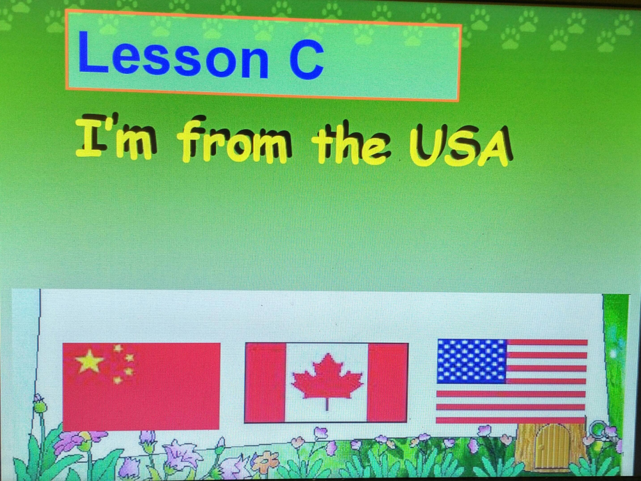 川教版三年级下册Lesson C I’m from the USA-ppt课件-(含教案+素材)--(编号：70cbc).zip