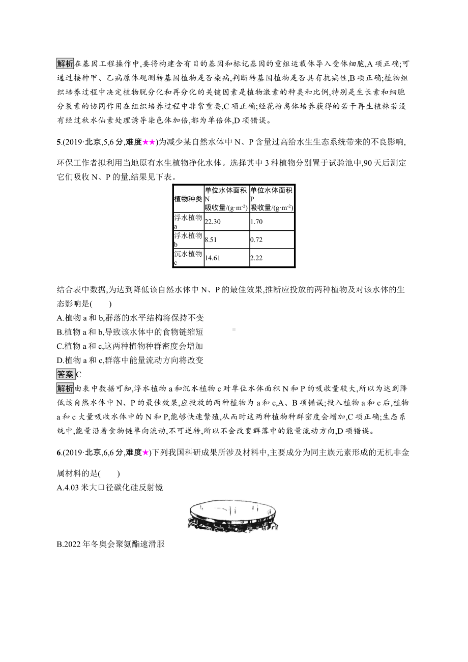 2019年普通高等学校招生全国统一考试理综(北京卷).docx_第3页