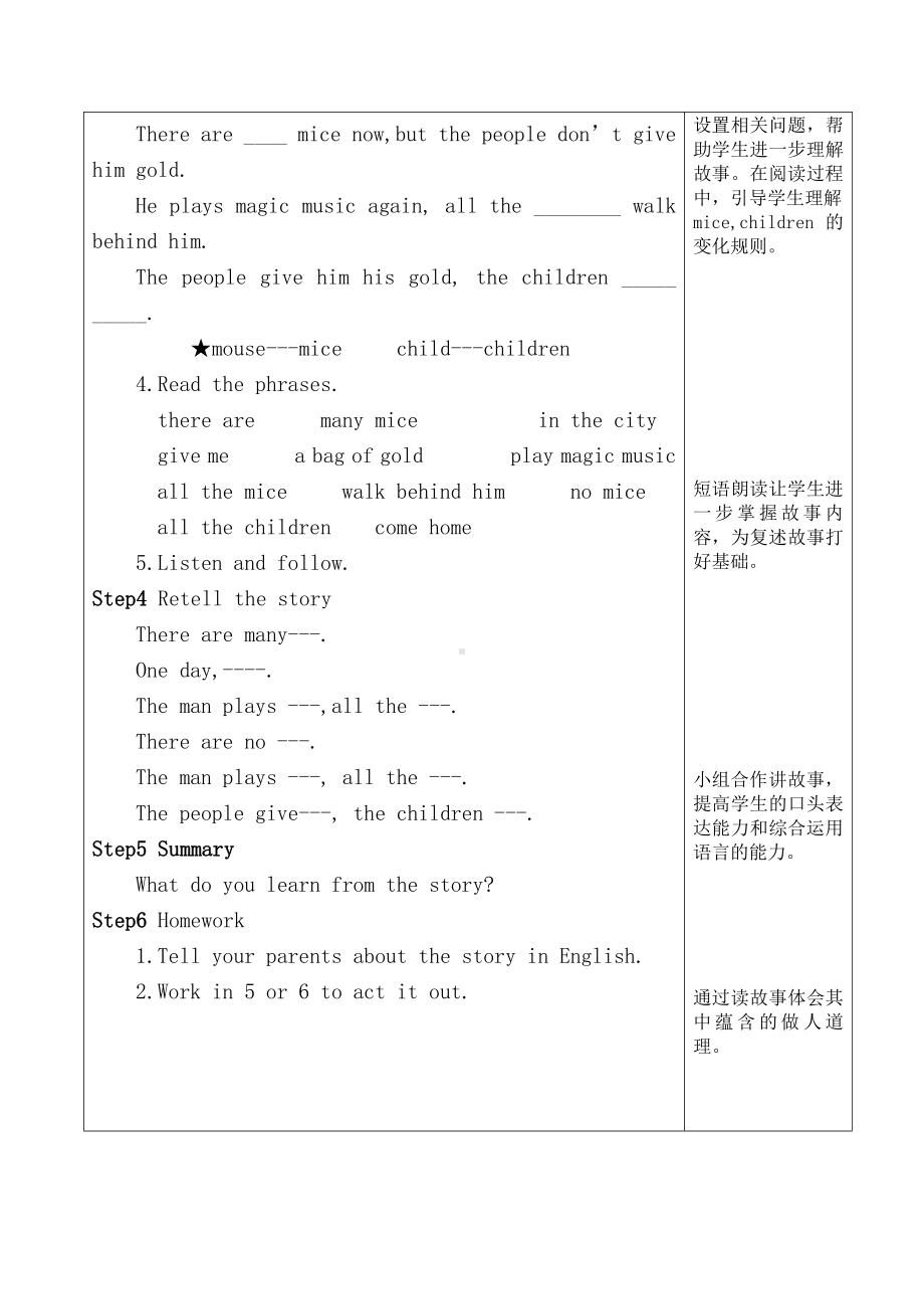 沪教版（三起）四年级下册Module 2 My favourite things-6 Music-教案、教学设计-省级优课-(配套课件编号：71ada).doc_第2页