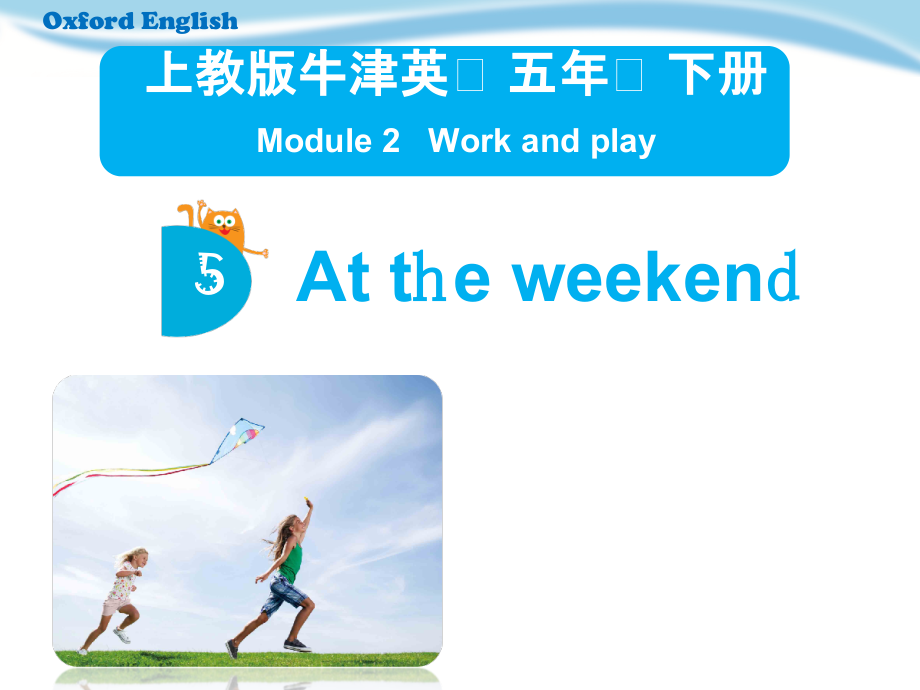 沪教版（三起）五年级下册Module 2 Work and play-5 At the weekend-ppt课件-(含教案+视频)-公开课-(编号：237ec).zip