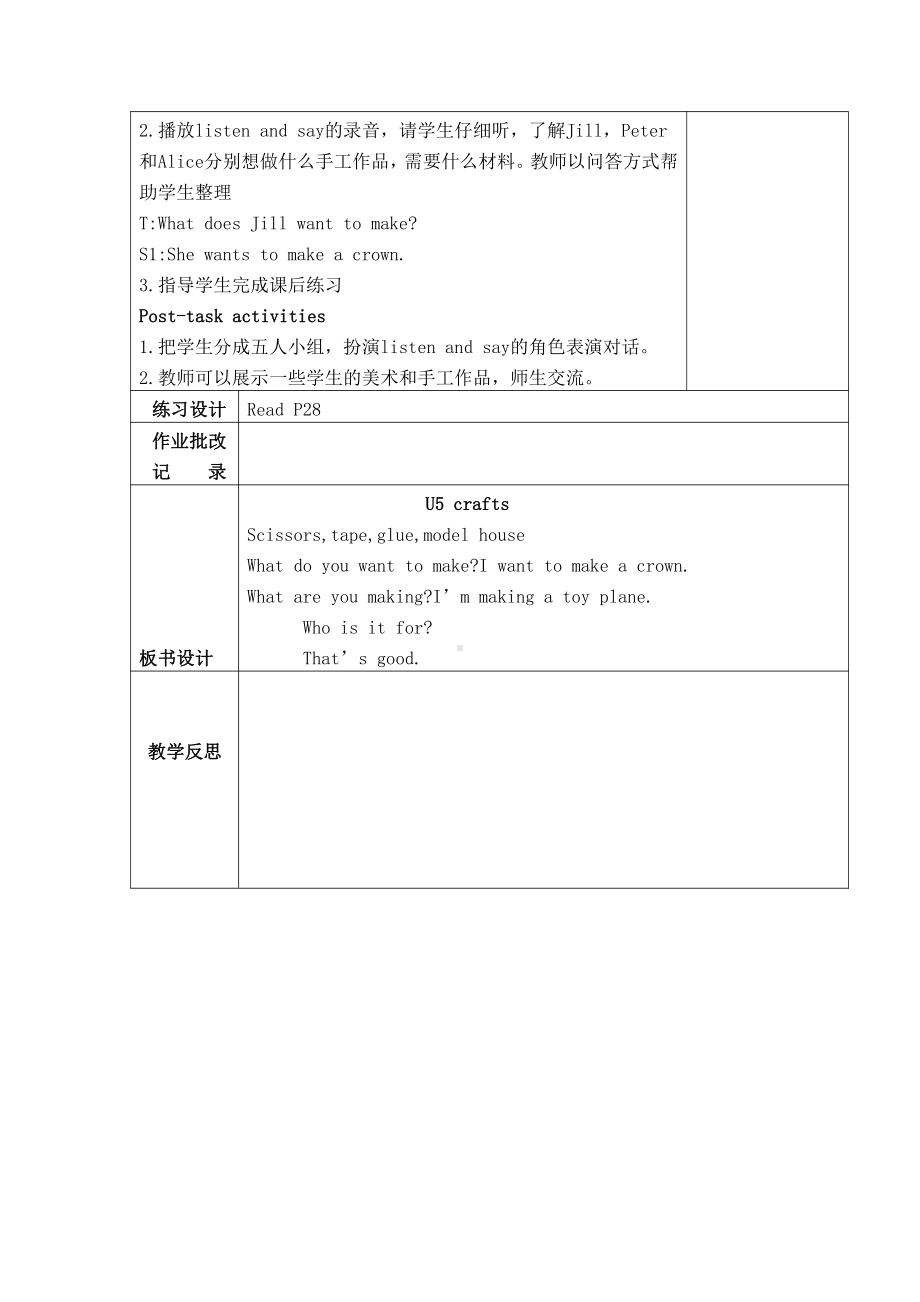 沪教版（三起）六下英语Module 2 Work and play-Project 2-教案、教学设计--(配套课件编号：701ef).docx_第2页