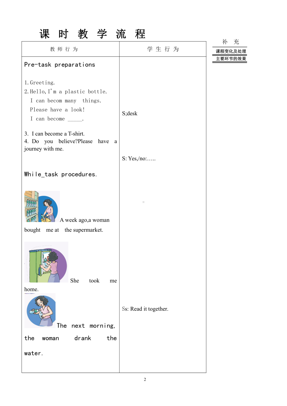 沪教版（三起）六下英语Module 3 Things we do-9 Reusing things-教案、教学设计-公开课-(配套课件编号：107ae).doc_第2页