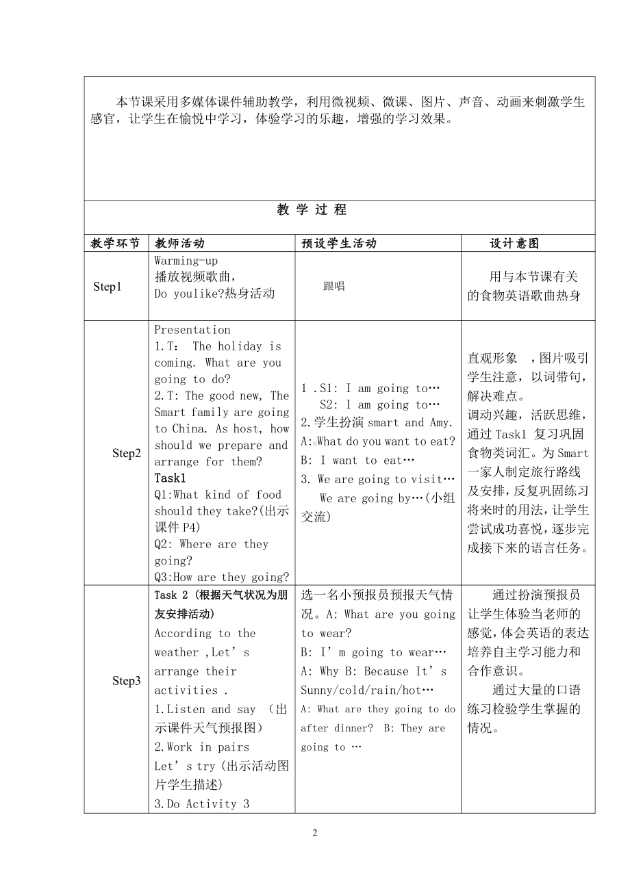 外研版（三起）六年级下册Review Module-Unit 2-教案、教学设计-公开课-(配套课件编号：90a40).doc_第2页