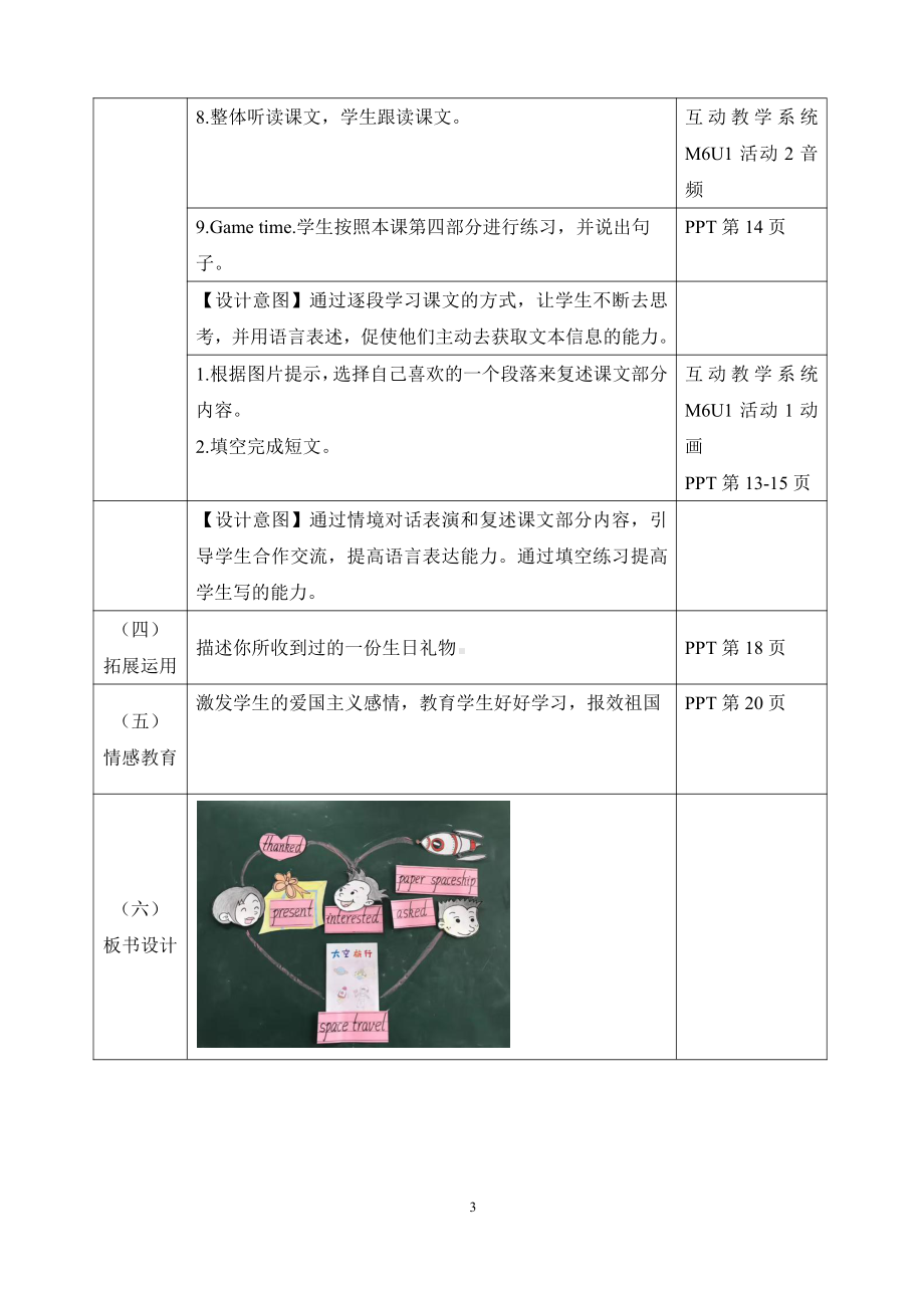 外研版（三起）六年级下册Module 6-Unit 1 It was Daming's birthday yesterday.-教案、教学设计-部级优课-(配套课件编号：60024).docx_第3页