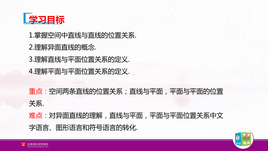 （新人教A版高中数学必修第二册）第八章-8.4.2 空间点、直线、平面之间的位置关系.pptx_第3页