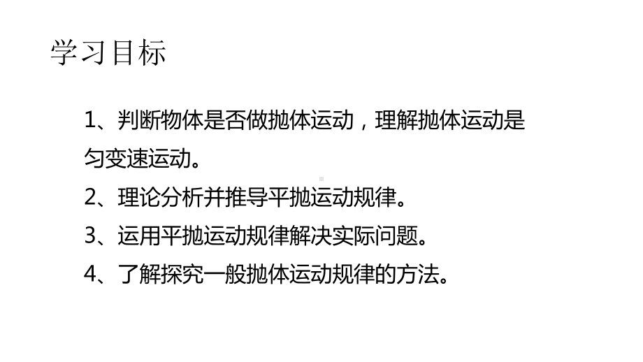 （2021新人教版）高中物理必修第二册5.4抛体运动的规律ppt课件.pptx_第2页