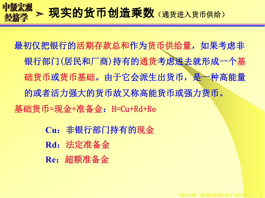 6 第6章 国民经济部门的作用 （IS－LM－BP 模型).ppt_第2页