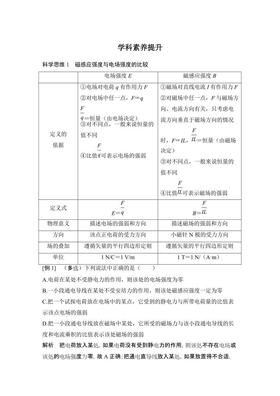 （2021新人教版）高中物理必修第三册第13章 电磁感应与电磁波初步 （课件+讲义+章末检测）.zip