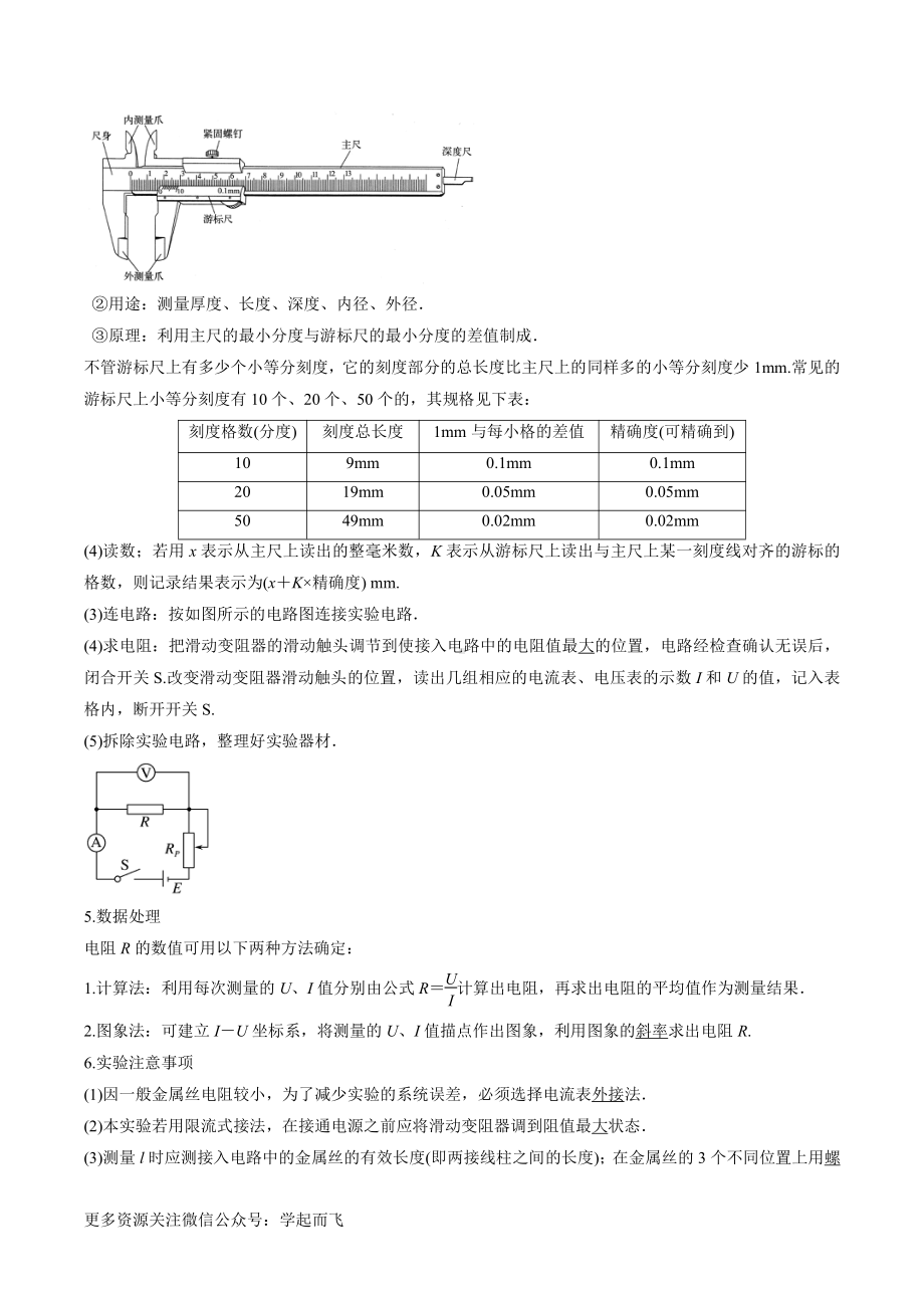 实验08 测定金属丝电阻率（解析版）-高中物理.docx_第2页