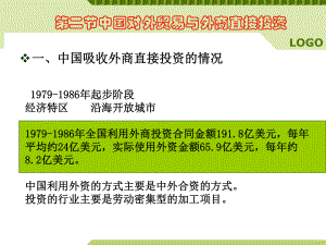 中国对外贸易概论：7-(2-3)、 外商直接投资与中国对外投资.ppt