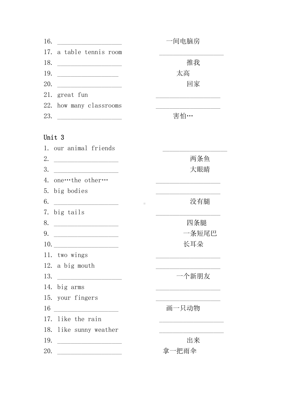 译林版英语五上1-6单元词汇检测(1).docx_第3页