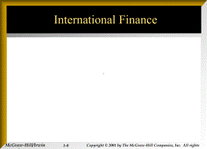 国际金融英文课件：Lecture 1.ppt