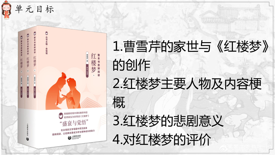 （2021部编版）统编版高中语文必修下册（高一）第七单元整本书阅读《红楼梦》之情节、人物篇 配套ppt课件.pptx_第2页