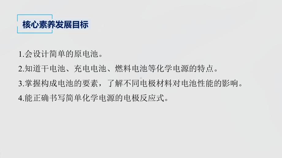 2022届高中化学新教材同步必修第二册 第六章 第一节 第3课时 设计原电池 化学电源.pptx_第3页