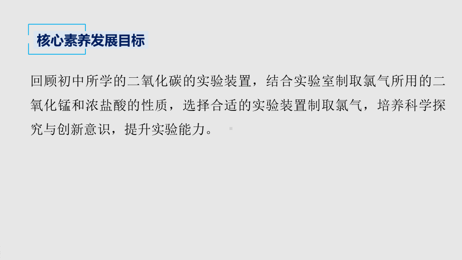 2022届高中化学新教材同步必修第一册 第2章 第二节 第3课时　氯气的实验室制法.pptx_第3页