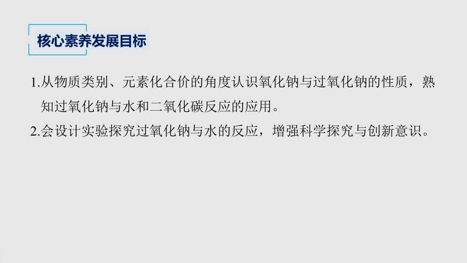 2022届高中化学新教材同步必修第一册 第2章 第一节 第2课时　氧化钠和过氧化钠.pptx_第3页