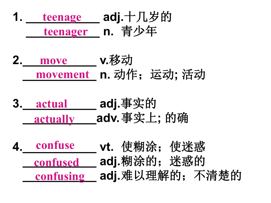 （2021新人教版）高中英语必修第一册 Unit 1词汇学习和检测ppt课件.ppt_第3页