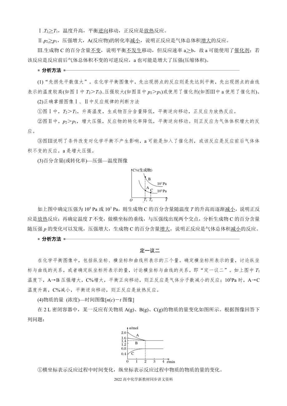 2022届高中化学新教材同步选择性必修第一册 第2章 第二节 第5课时 化学平衡图像.docx_第2页