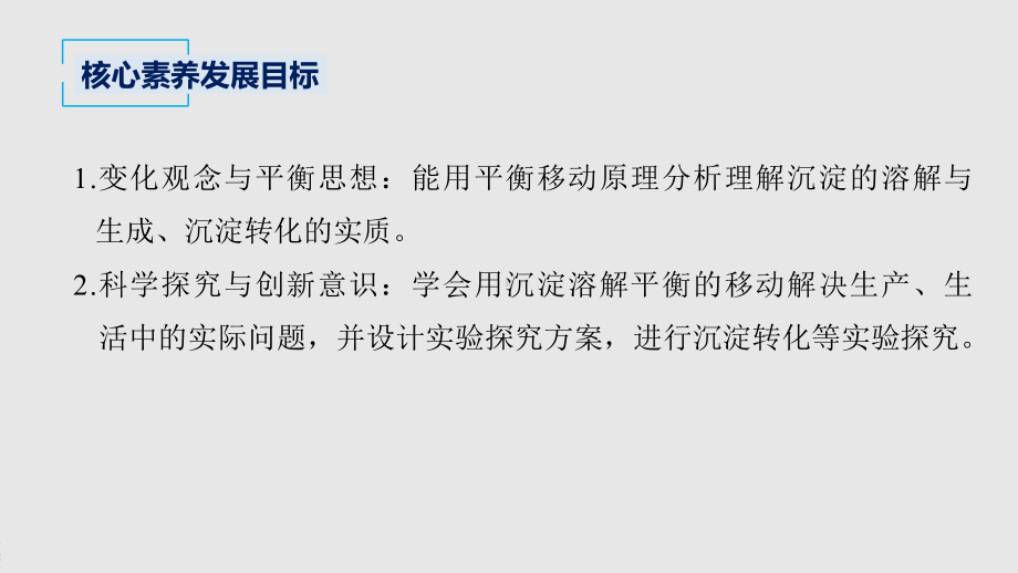 2022届高中化学新教材同步选择性必修第一册 第3章 第四节 第2课时 沉淀溶解平衡的应用.pptx_第3页