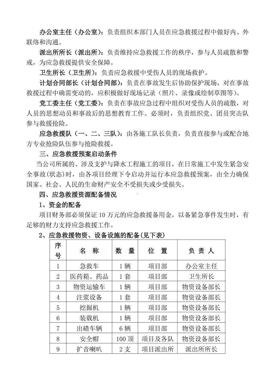 13、支护与降水工程安全预控措施和应急预案.doc_第3页