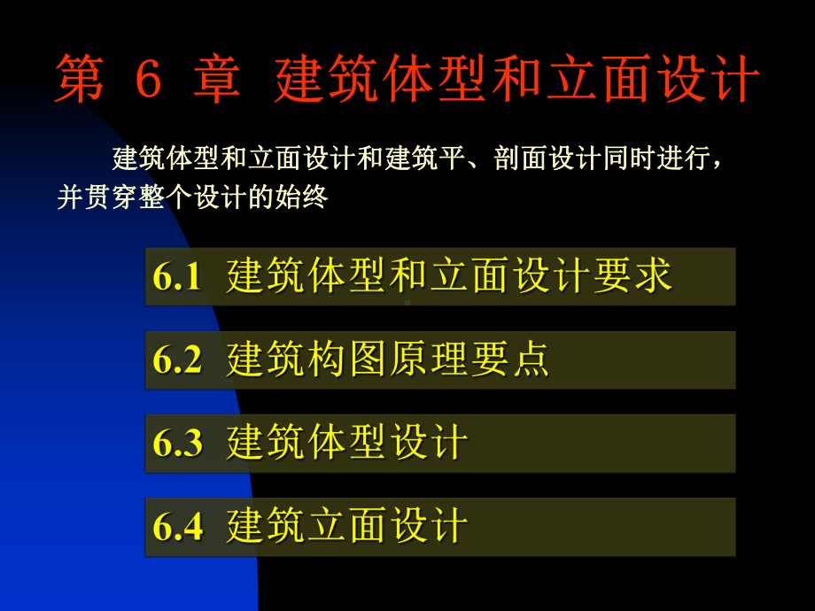 房屋建筑学：第6章 立面设计.ppt_第1页