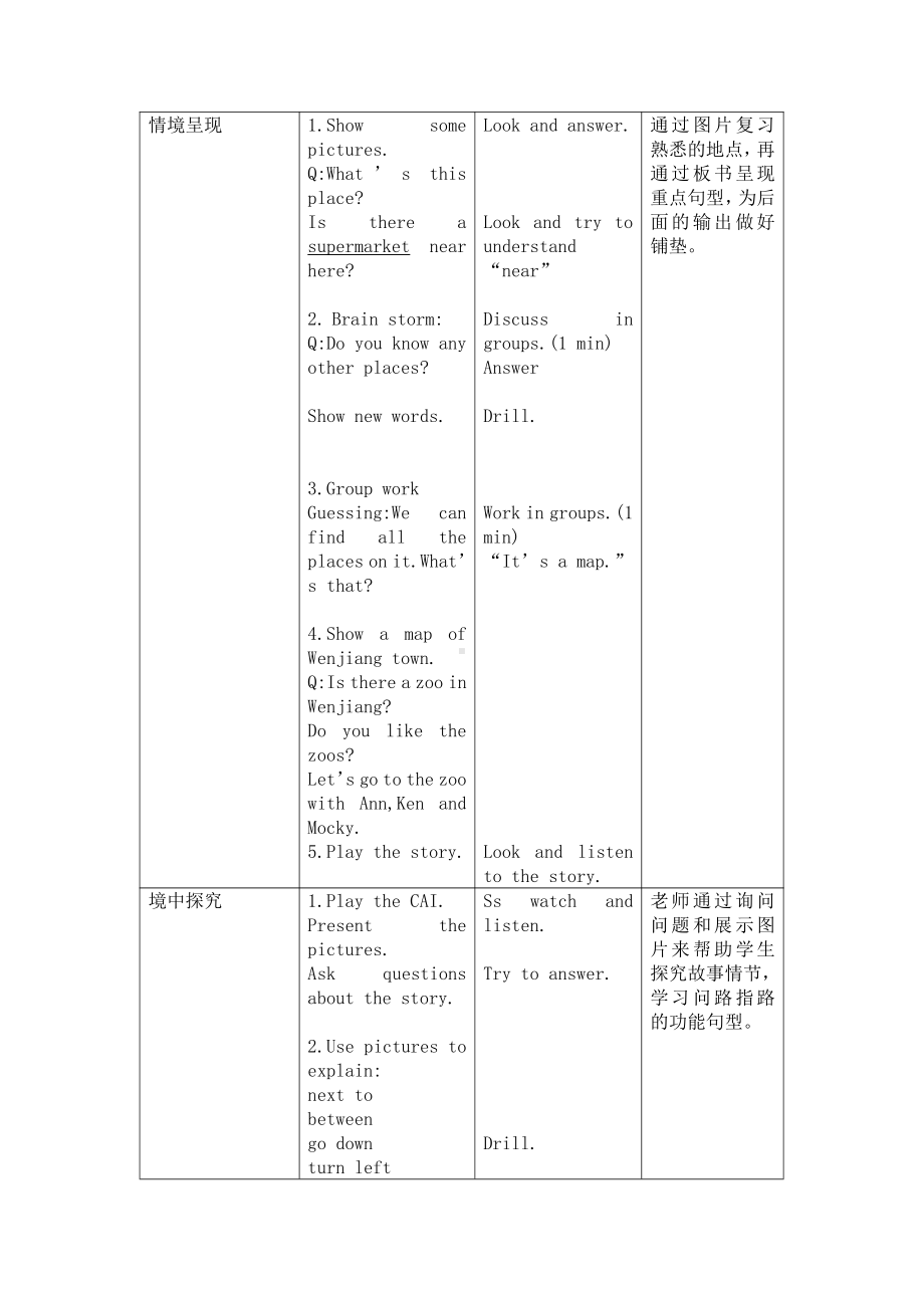 北师大版（三起）五上Unit 5 Places-Lesson 1 Our town.-教案、教学设计--(配套课件编号：00008).docx_第2页