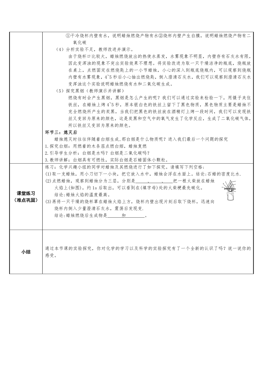 1.2化学是一门以实验为基础的科学(教案)2021-2022学年九年级化学人教版上册.docx_第2页