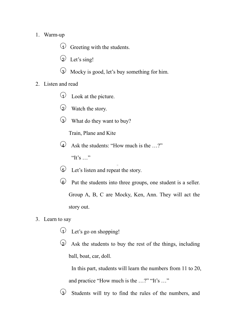 北师大版（三起）四上Unit 2 Shopping-lesson 1 How much is it -教案、教学设计--(配套课件编号：d1b20).docx_第2页