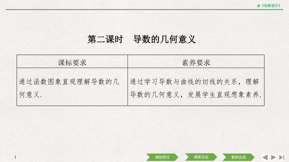 第二课时 导数的几何意义.ppt_第1页