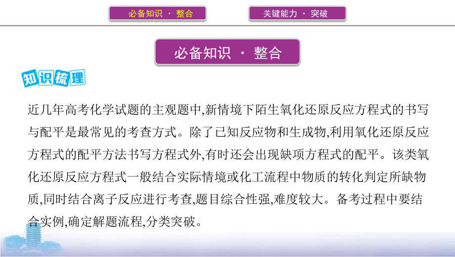 《3年高考2年模拟》2022课标版高中化学一轮复习 第2课时　氧化还原反应方程式的配平与拓展(2).pptx_第2页