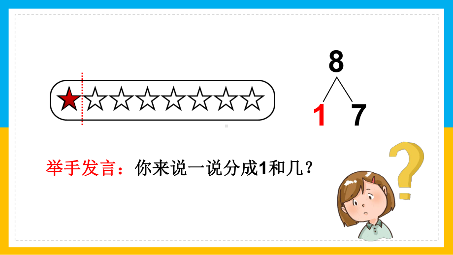 小学数学一年级上册《6~10的认识加减法8、9的组成》教学课件.pptx_第3页