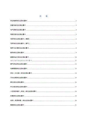 典型作业岗位应急处置卡.docx