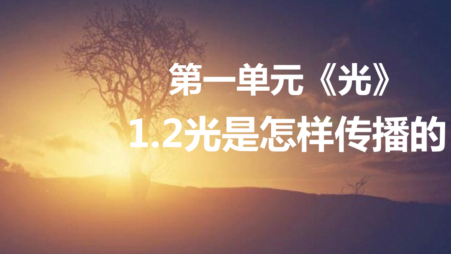 2021新教科版五年级上册科学第一单元1.2 光是怎样传播的 ppt课件.pptx_第1页