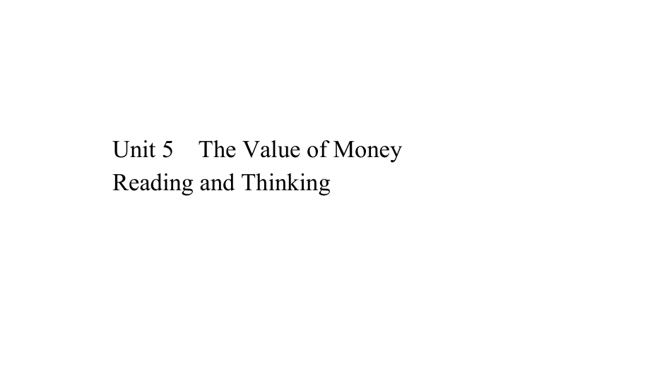 （2021新人教版）高中英语必修第三册Unit 5 Reading and Thinkingppt课件.ppt_第1页