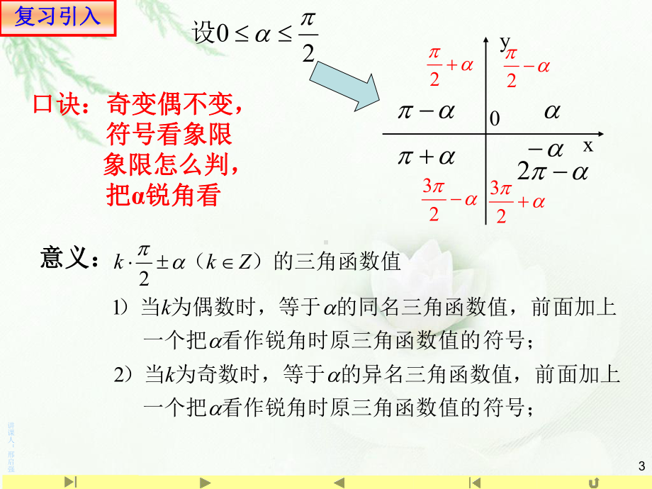 5.3三角函数的诱导公式3ppt课件（2021新教材）人教A版《高中数学》必修第一册.ppt_第3页