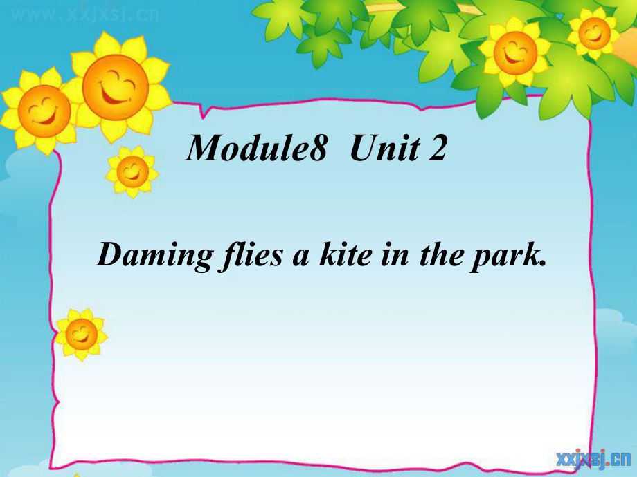 外研版（三起）三年级下册Module 8-Unit 2 Daming flies a kite in the park.-ppt课件-(含教案+视频)--(编号：40c0f).zip