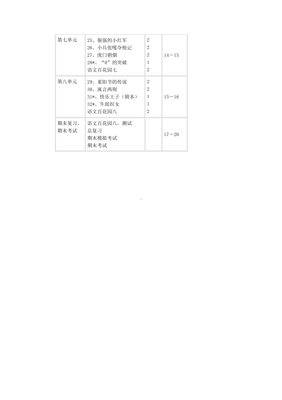 S版四年级语文上册-教学计划.doc_第3页