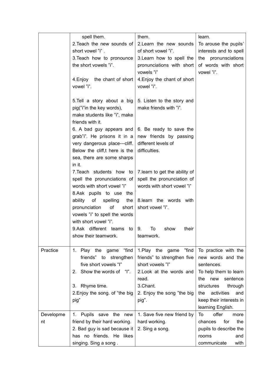 广东版三年级上册Review 1：Review of Units1-4-教案、教学设计--(配套课件编号：b2075).doc_第2页