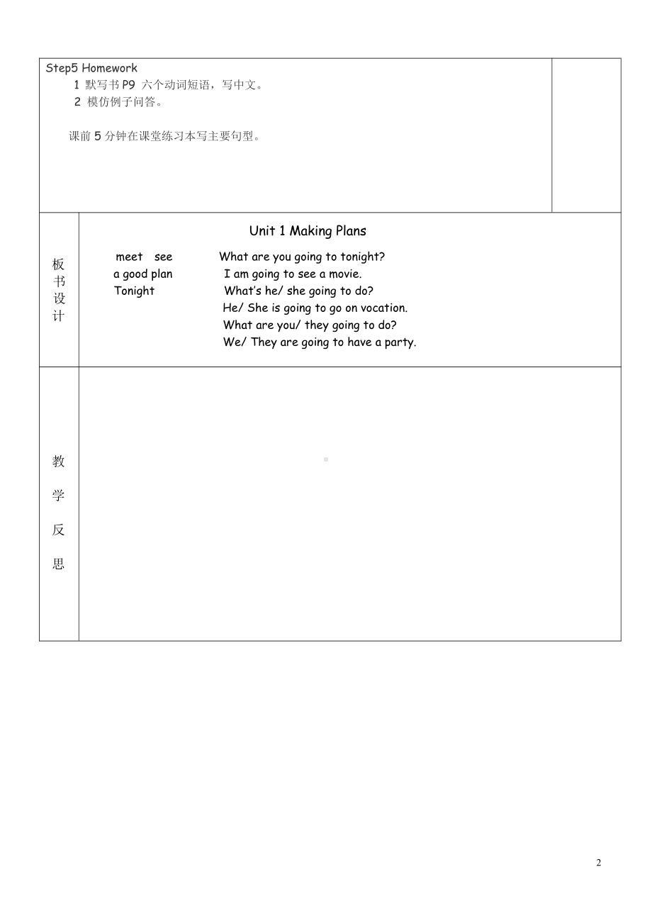 闽教版五年级上册Unit 3 Planning a Trip-Part A-教案、教学设计--(配套课件编号：c079c).doc_第2页