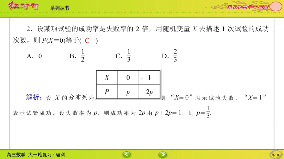 （2022讲与练 高三理科数学一轮复习PPT）课时作业73(002).ppt_第3页