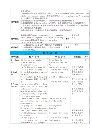 辽宁师大版六年级上册Unit 7 What are you going to do -教案、教学设计-市级优课-(配套课件编号：1054a).doc