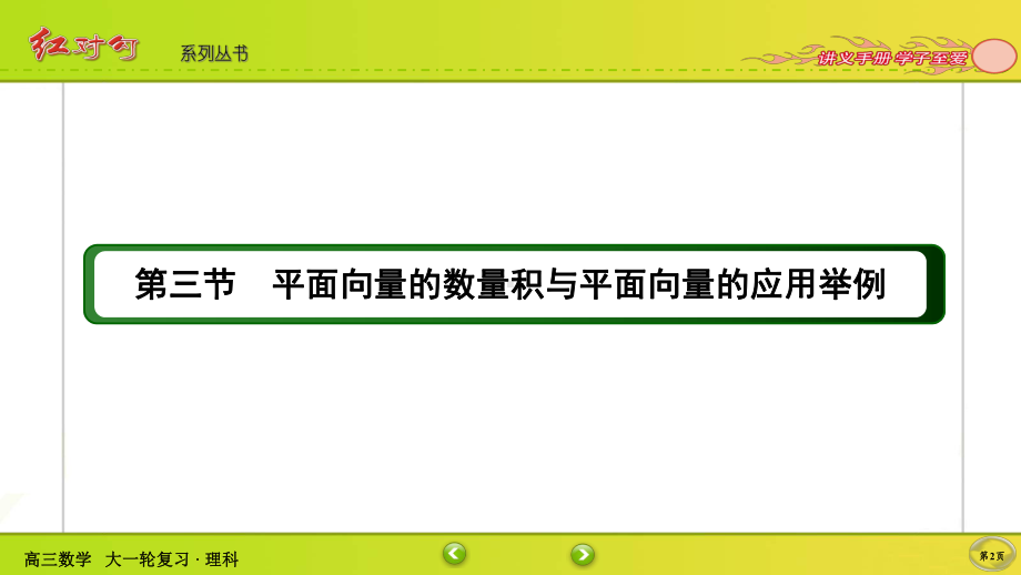 （2022讲与练 高三理科数学一轮复习PPT）4-3.ppt_第2页