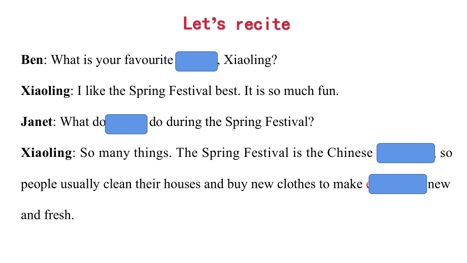 教科版（广州）六年级上册英语Module 6 Festivals Unit 11 I like the Spring Festival best 第3课时ppt课件.pptx_第2页