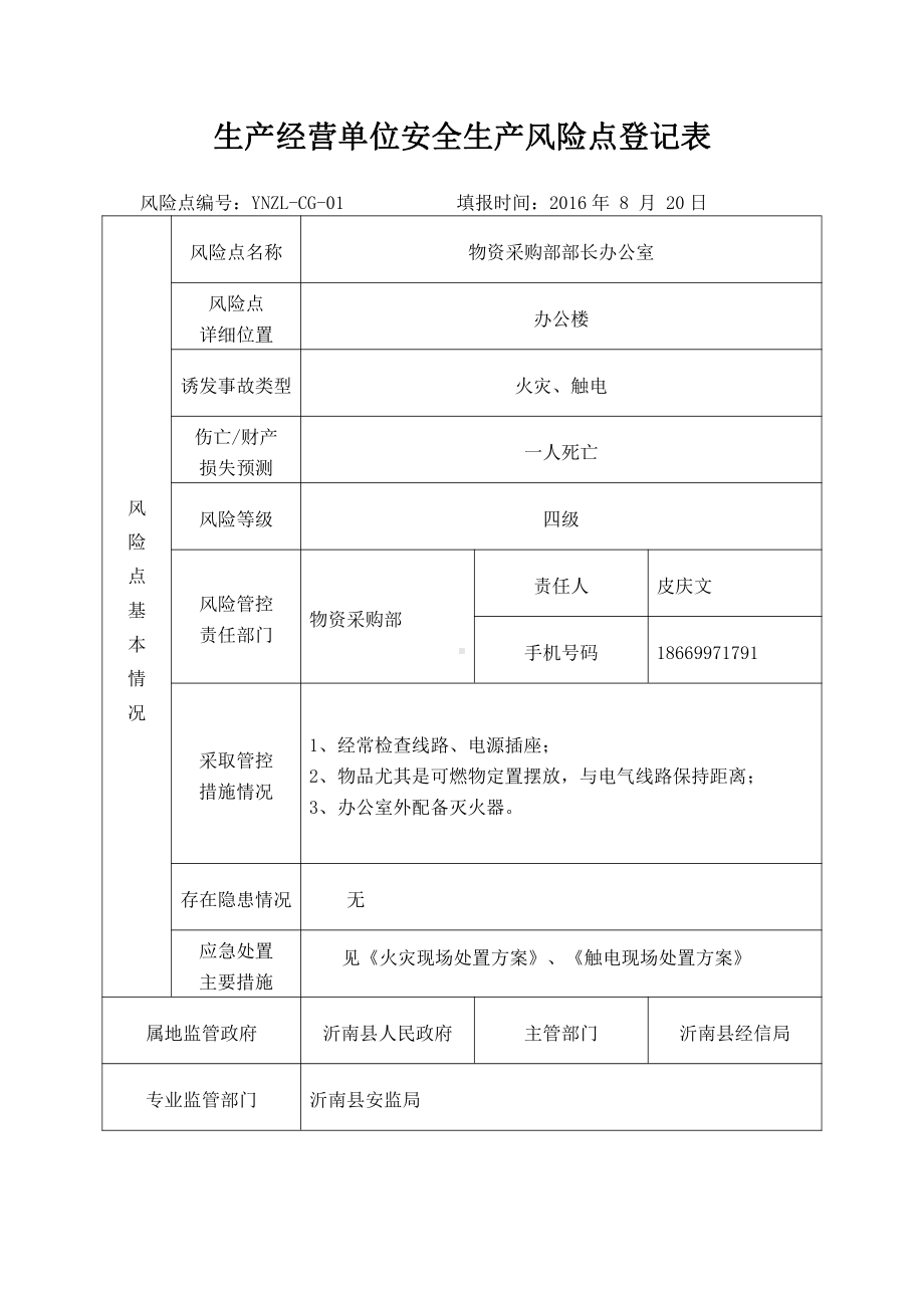 物资采购部部长办公室.docx_第1页