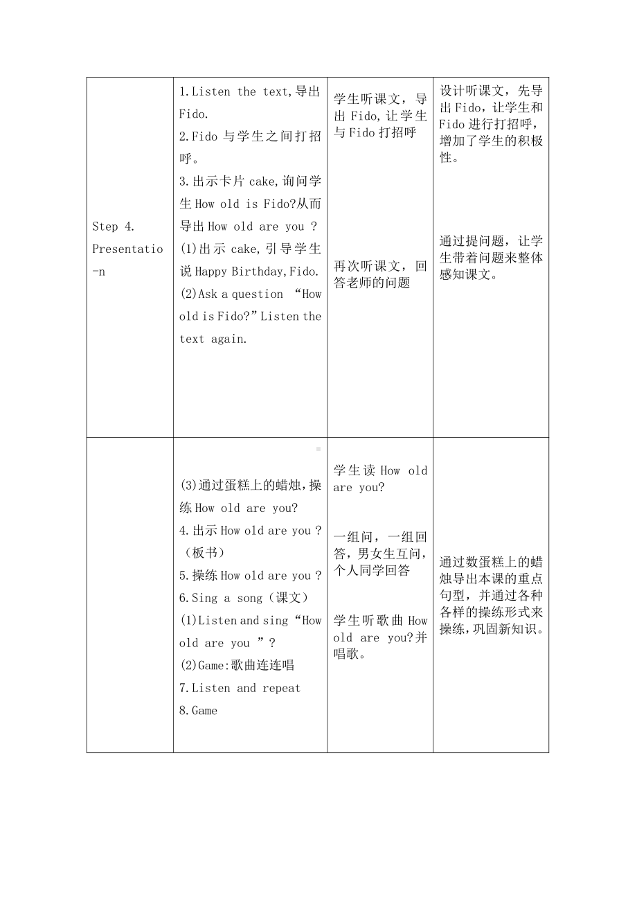 闽教版三年级上册Unit 4 Age and Phone Numbers-Part A-教案、教学设计--(配套课件编号：0000d).doc_第3页